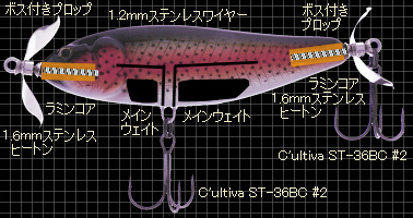 DoubleSlash［ダブルスラッシュ］ ハンドメイドルアー ブライトンルアーズ［BRIGHT'N LURES］